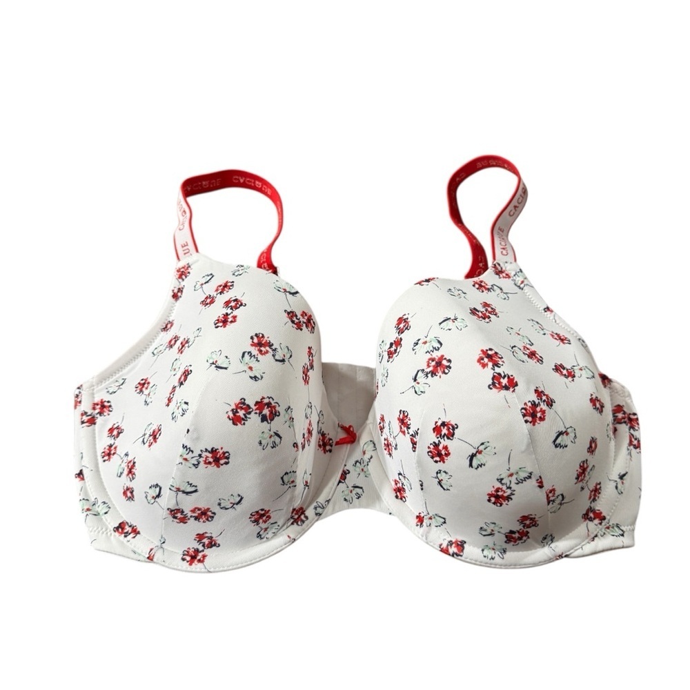 CACIQUE Woman’s Floral Lightly Lined Underwire T-Shirt Bra